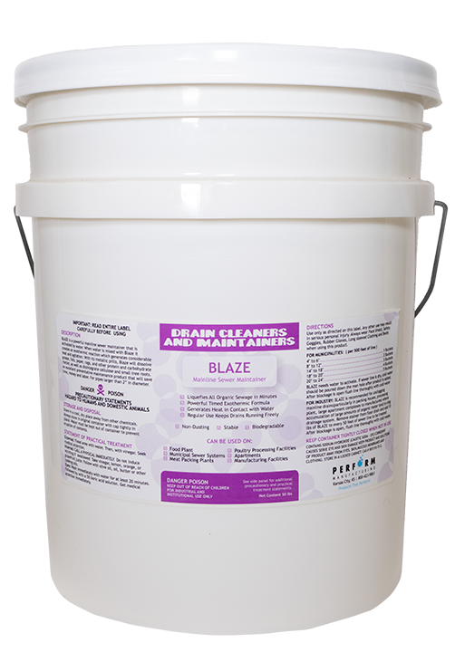 drain cleaners and maintainers - blaze - mainline sewer maintainer