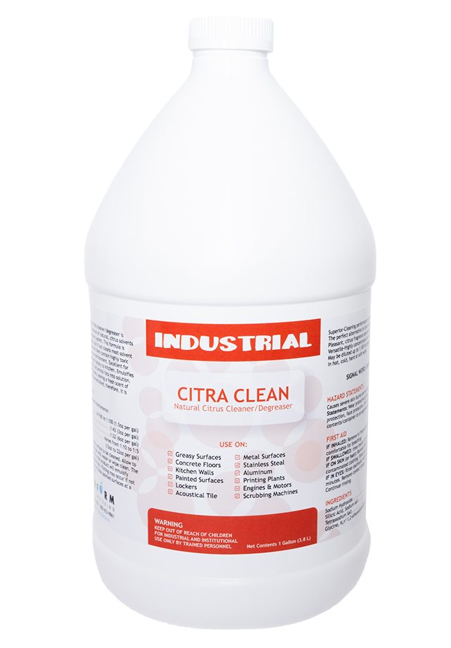 industrial - citra clean - natural citrus cleaner and degreaser