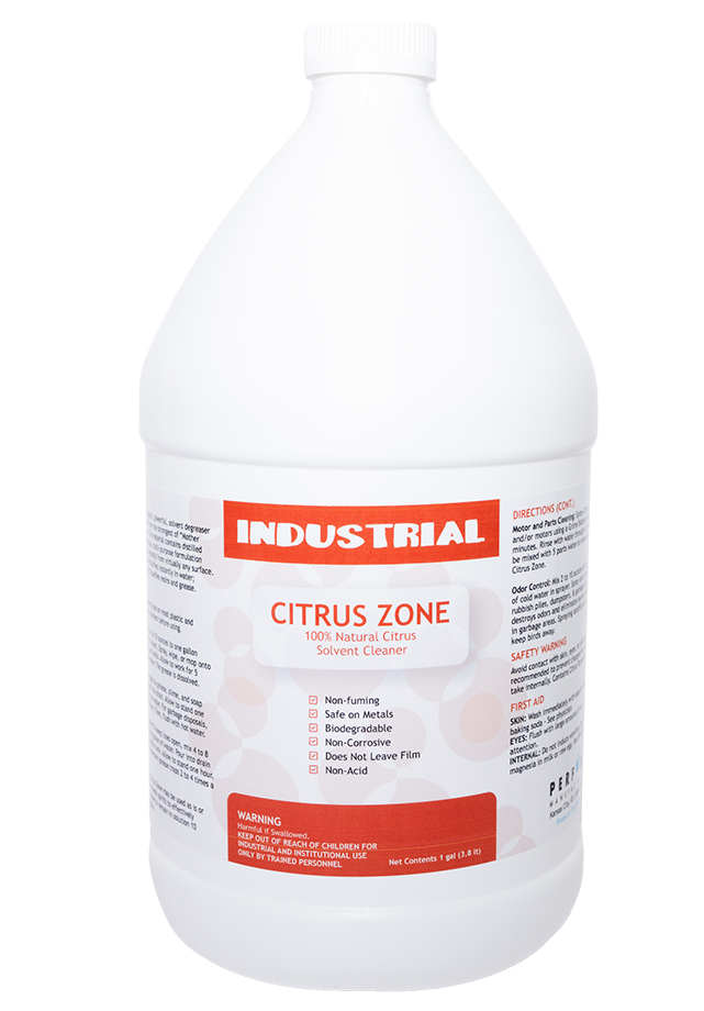 industrial - citrus zone - 100% natural citrus solvent cleaner