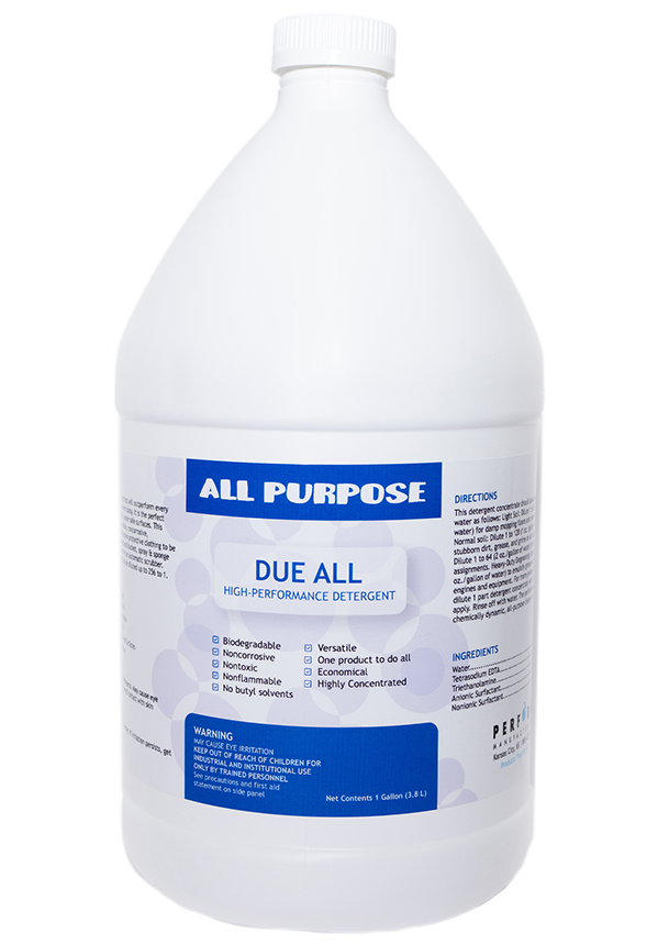 all purpose - due all - high-performance detergent