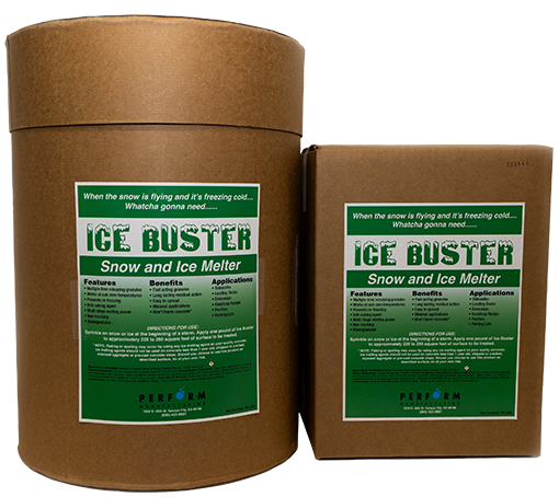 ice buster in box and cylinder