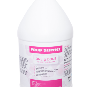 food service - one and done - no rinse floor cleaner