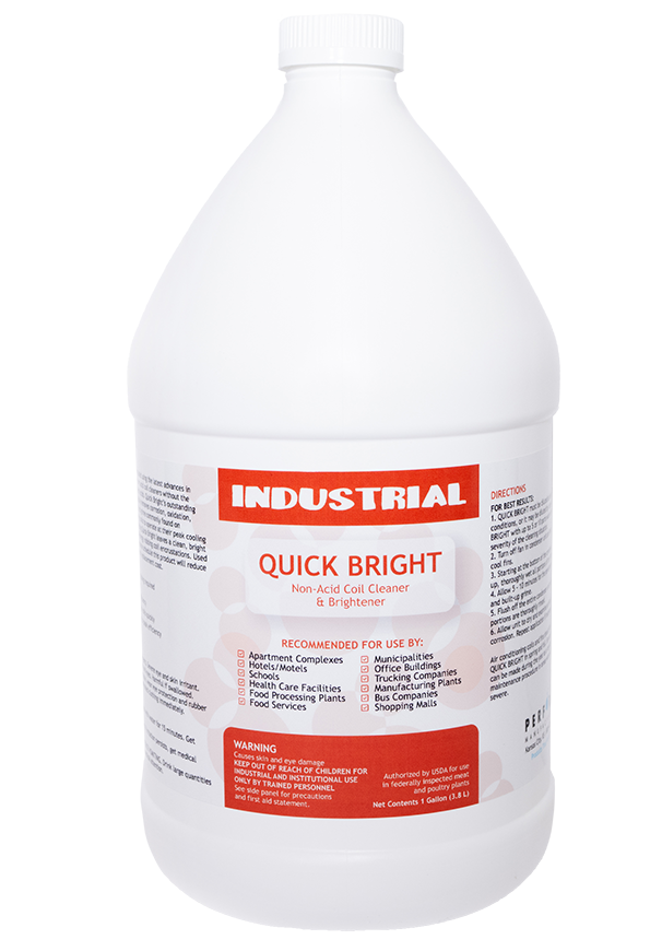 industrial - quick bright - non-acid coil cleaner and brightener