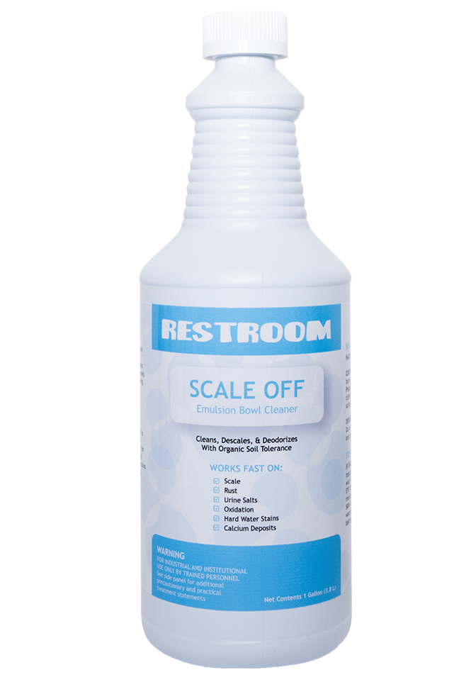 restroom - scale off - emulsion bowl cleaner