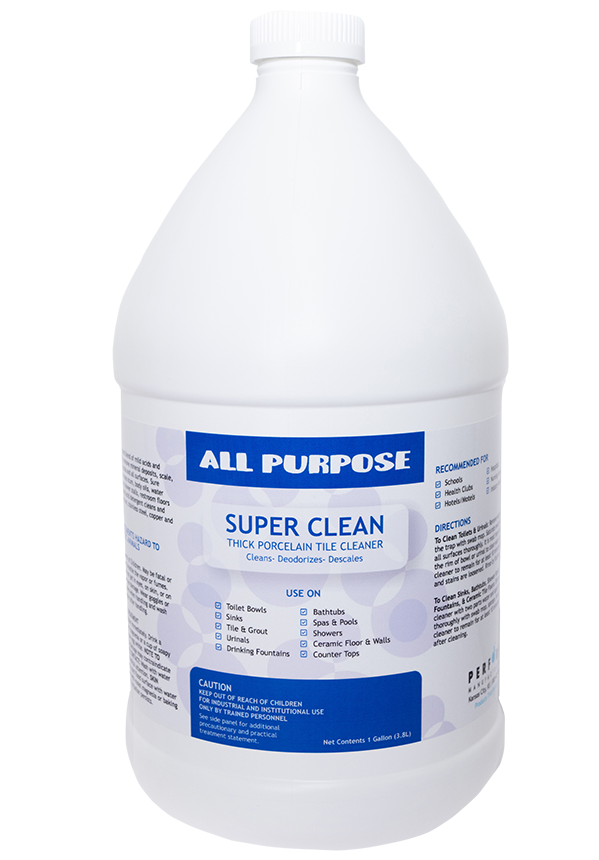 all purpose - super clean - thick porcelain tile cleaner