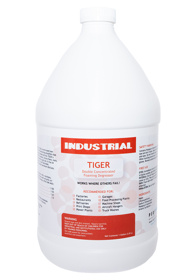 industrial - tiger double concentrated foaming degreaser