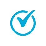 blue checkmark verification icon