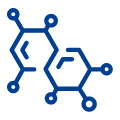 blue chemical icon